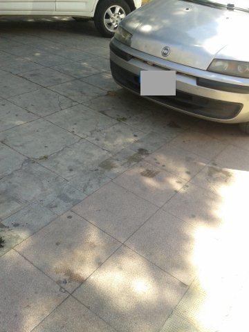 pista ciclabile occupata