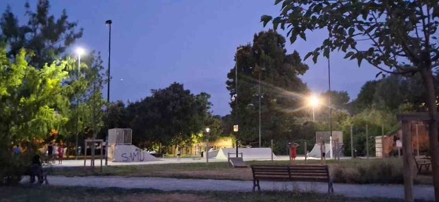 Lampioni al parco