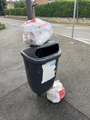 cestino pieno