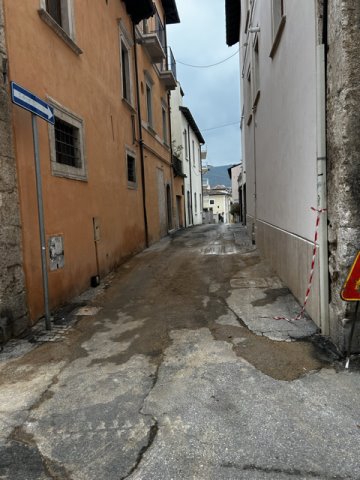 scavo non ripristinato