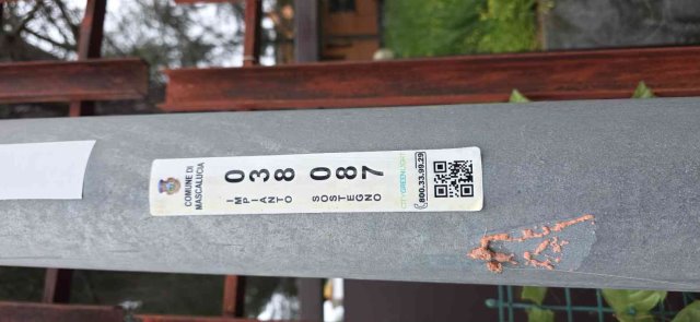 lampione non funzionante